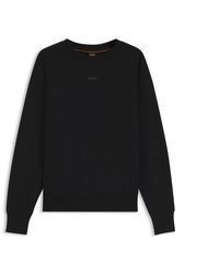 schwarzer Oversize Pullover von BOSS ORANGE