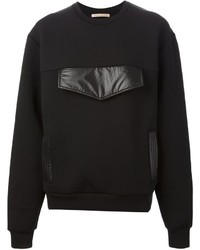 schwarzer Oversize Pullover von Christopher Kane