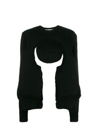 schwarzer Oversize Pullover von Comme des Garcons