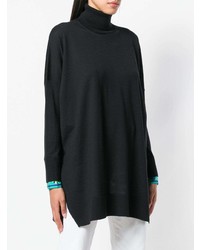 schwarzer Oversize Pullover von Emilio Pucci