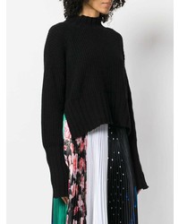 schwarzer Oversize Pullover von MSGM