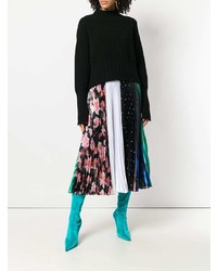 schwarzer Oversize Pullover von MSGM