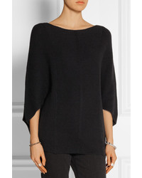 schwarzer Oversize Pullover