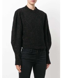 schwarzer Oversize Pullover von Isabel Marant