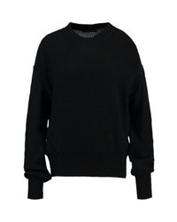 schwarzer Oversize Pullover von Even&Odd