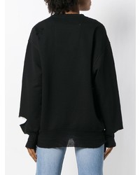 schwarzer Oversize Pullover von Diesel