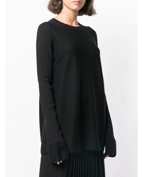 schwarzer Oversize Pullover von Fay