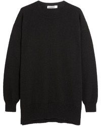 schwarzer Oversize Pullover von Jil Sander