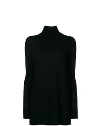 schwarzer Oversize Pullover von Jil Sander Navy