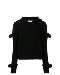 schwarzer Oversize Pullover von JW Anderson