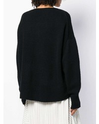 schwarzer Oversize Pullover von N.Peal