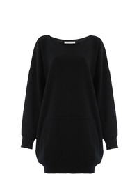 schwarzer Oversize Pullover von Lamberto Losani