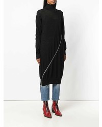 schwarzer Oversize Pullover von Sacai