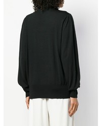 schwarzer Oversize Pullover von Agnona
