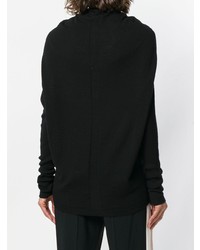 schwarzer Oversize Pullover von Rick Owens