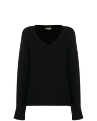 schwarzer Oversize Pullover von N.Peal