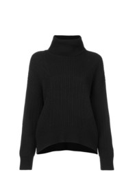 schwarzer Oversize Pullover von Nili Lotan