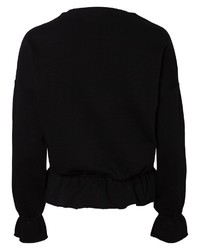 schwarzer Oversize Pullover von Noisy May