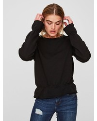 schwarzer Oversize Pullover von Noisy May