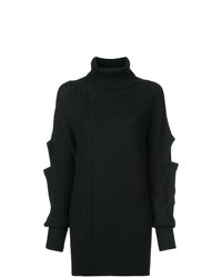 schwarzer Oversize Pullover von OSMAN