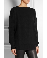 schwarzer Oversize Pullover von Tomas Maier