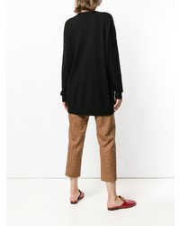 schwarzer Oversize Pullover von Twin-Set