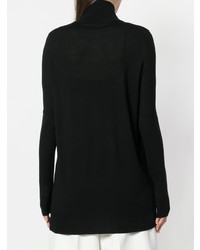 schwarzer Oversize Pullover von Jil Sander Navy