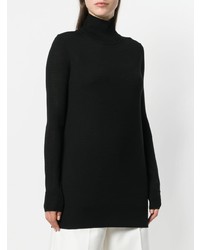 schwarzer Oversize Pullover von Jil Sander Navy