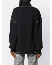 schwarzer Oversize Pullover von Aalto