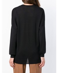 schwarzer Oversize Pullover von Jean Paul Knott