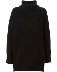 schwarzer Oversize Pullover von Polo Ralph Lauren