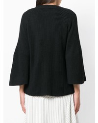 schwarzer Oversize Pullover von Stefano Mortari