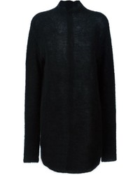 schwarzer Oversize Pullover von Rick Owens
