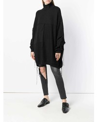 schwarzer Oversize Pullover von Dusan