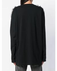 schwarzer Oversize Pullover von Faith Connexion