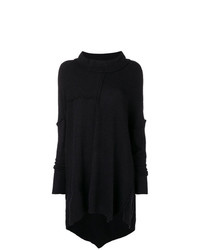 schwarzer Oversize Pullover von Rundholz Black Label