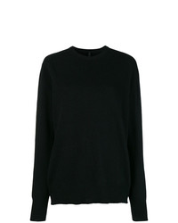 schwarzer Oversize Pullover von Sara Lanzi