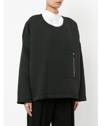 schwarzer Oversize Pullover von Nehera