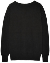 schwarzer Oversize Pullover von Tomas Maier