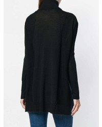 schwarzer Oversize Pullover von Woolrich