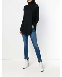 schwarzer Oversize Pullover von Woolrich
