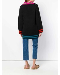 schwarzer Oversize Pullover von M Missoni