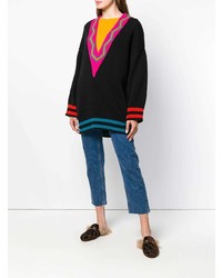 schwarzer Oversize Pullover von M Missoni