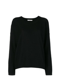 schwarzer Oversize Pullover von Vince