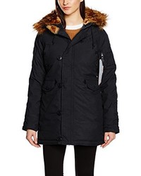 schwarzer Parka von Alpha Industries