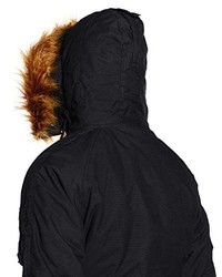 schwarzer Parka von Alpha Industries