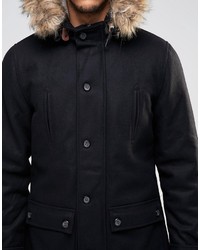 schwarzer Parka von Bellfield