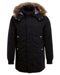 schwarzer Parka von Armani Exchange