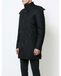 schwarzer Parka