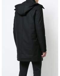 schwarzer Parka